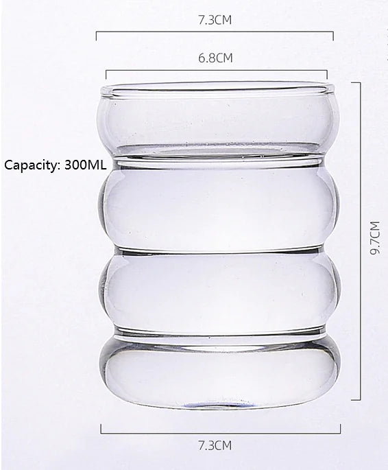 Bubble Double Walled Glass cups