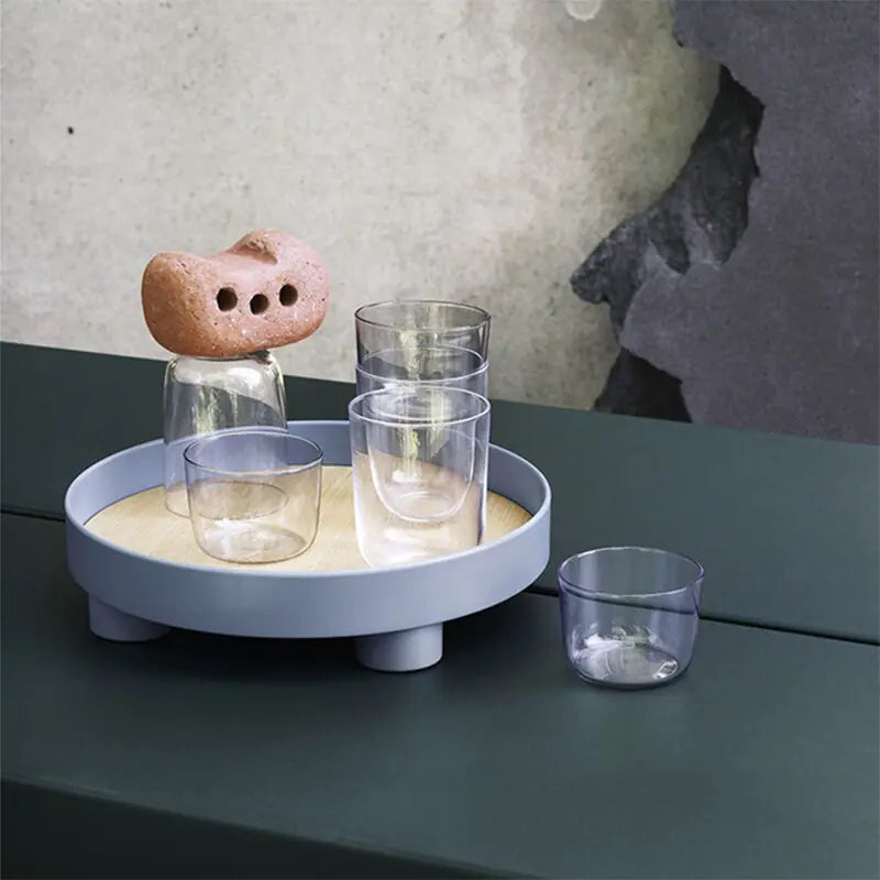 Nordic round storage tray