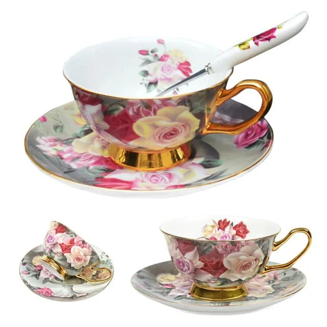 European Antique Coffee Cup