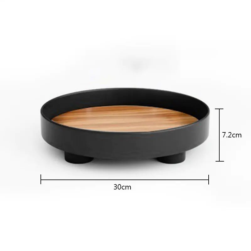 Nordic round storage tray