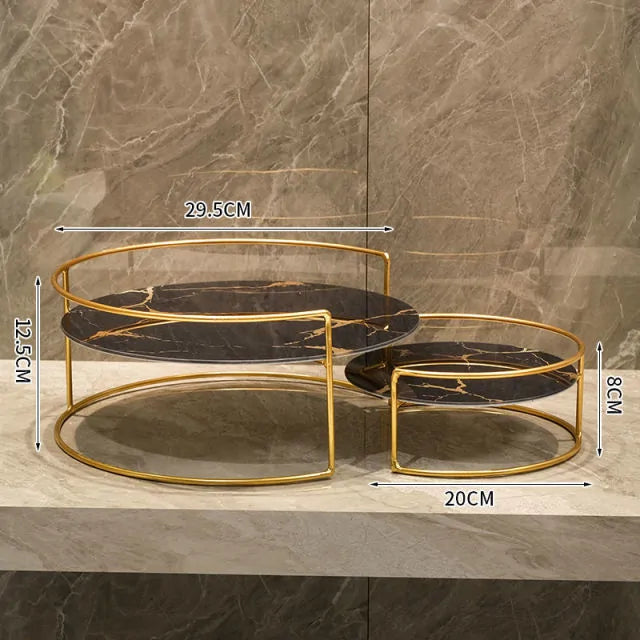 Marble Glass Plate Storage Rack
