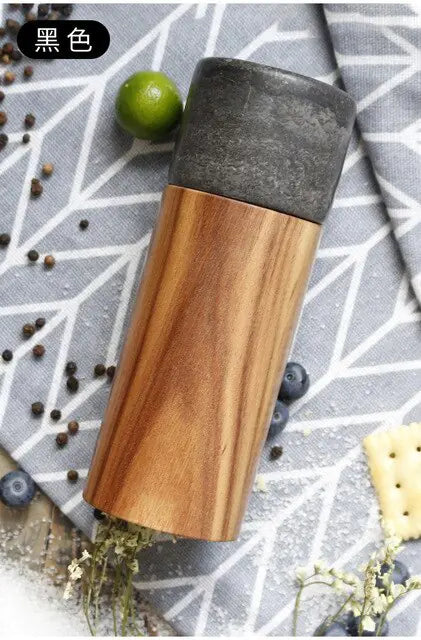 **SOLD OUT** Wooden Marble Salt Or Pepper Grinder