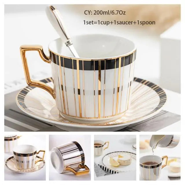 European Antique Coffee Cup