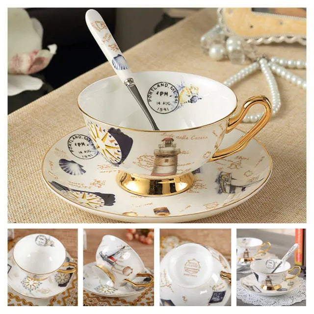 European Antique Coffee Cup