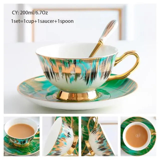 European Antique Coffee Cup