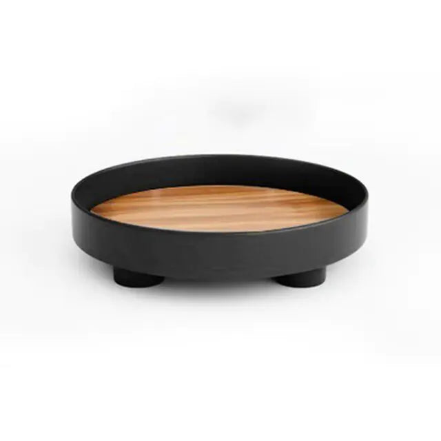 Nordic round storage tray