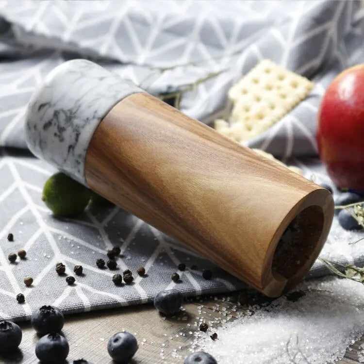 **SOLD OUT** Wooden Marble Salt Or Pepper Grinder