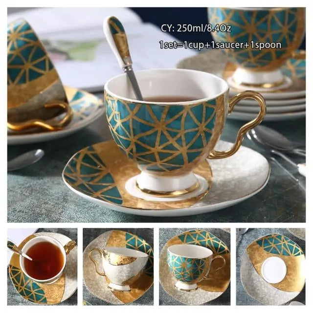 European Antique Coffee Cup