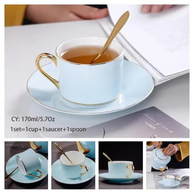 European Antique Coffee Cup