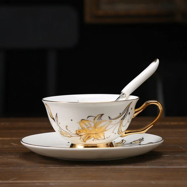 European Antique Coffee Cup