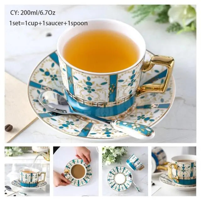 European Antique Coffee Cup